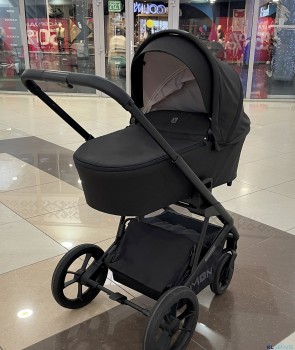 Детская коляска 2 в 1 Moon Style Kombi  2023  (Black)