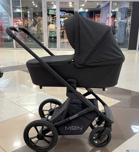 Детская коляска 2 в 1 Moon Style Kombi  2023  (Black)