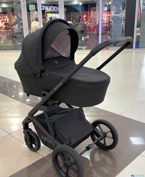 Детская коляска 2 в 1 Moon Style Kombi  2023  (Black)