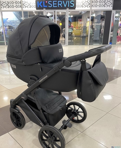 Коляска Riko Basic Montana Ecco 2 в 1 (black) 