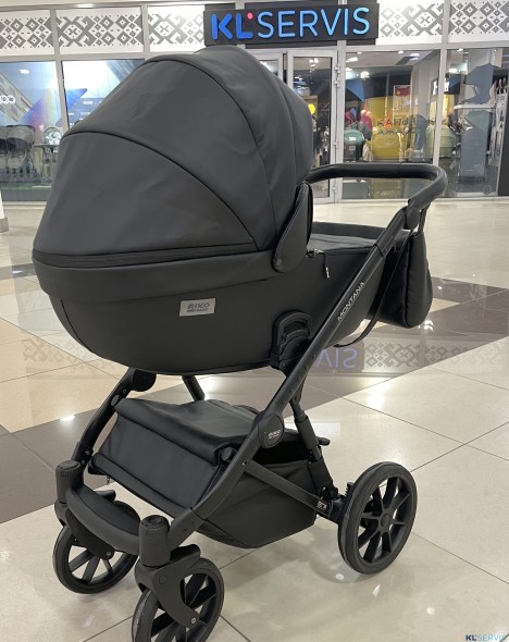 Коляска Riko Basic Montana Ecco 2 в 1 (black) 